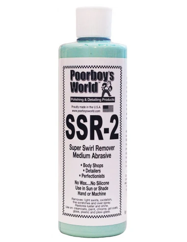 POORBOY'S WORLD SSR 2 Medium Abrasive Swirl Remover 473ml      