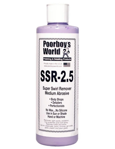 POORBOY'S WORLD SSR 2.5 Medium Super Swirl Remover 473ml      