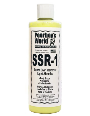 POORBOY'S WORLD SSR 1 Light Abrasive Swirl Remover 473ml      