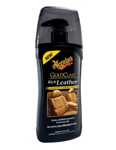 MEGUIAR`S Gold Class Rich Leather Cleaner & Conditioner 414ml