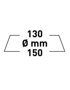 Rupes Big Foot pad z mikrofibry FINE 130/150mm Zółty 2
