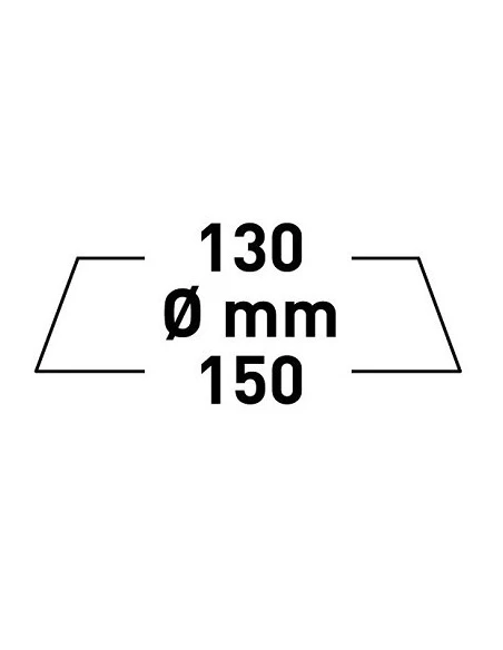 Rupes Big Foot pad z mikrofibry FINE 130/150mm Zółty