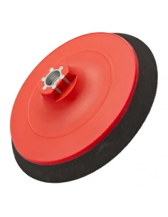 FLEXIPADS 150mm M14 x 2 Talerz mocujący SOFT czerwony