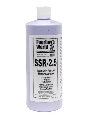 POORBOY'S WORLD SSR 2.5 Medium Super Swirl Remover 946 ml 