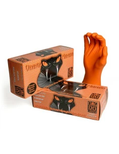 ORANGE MAMBA Nitrile Gloves...