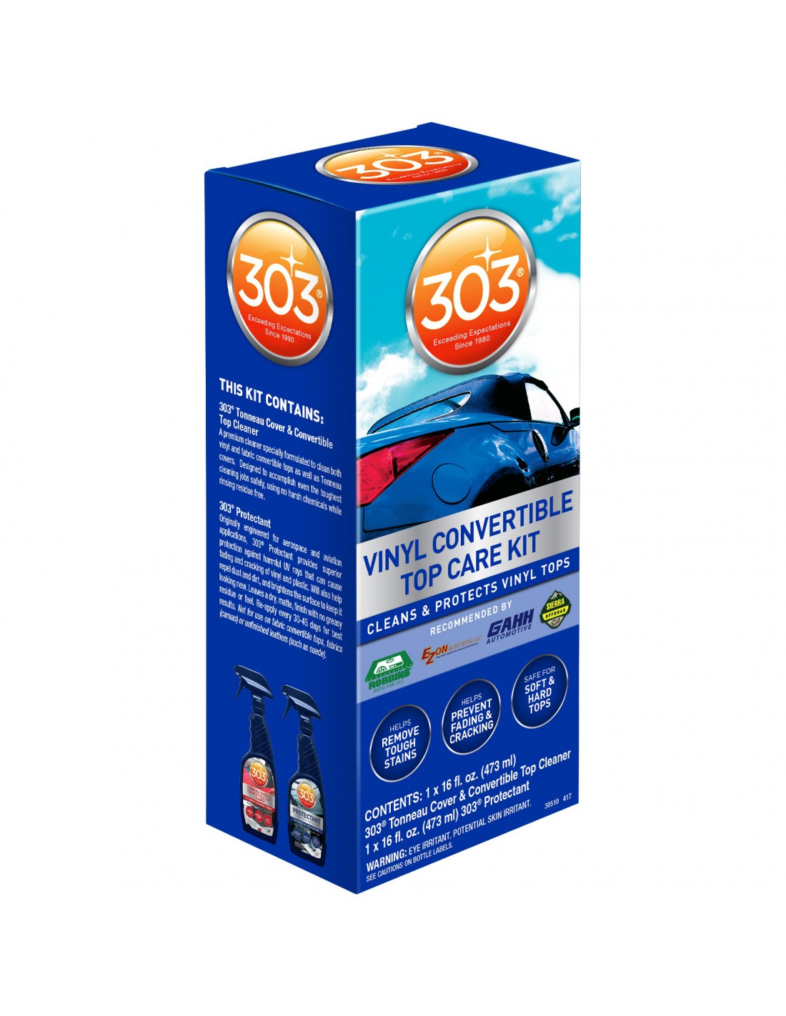 303 Convertible Top Cleaning & Care Kit VINYL