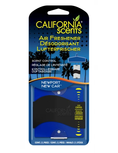 CALIFORNIA SCENTS Paper Air Freshener- Newport New Car