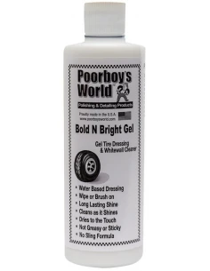 POORBOY'S WORLD Bold N Bright Tire Dressing Gel 473ml