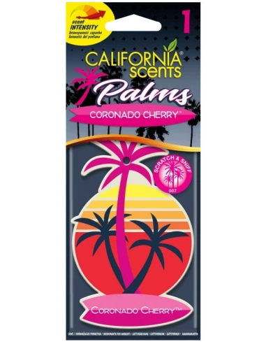 California Scents Palms Paper Coronado Cherry Air Freshener 