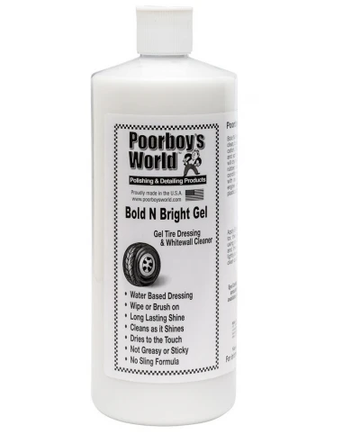 POORBOY'S WORLD Bold N Bright Tire Dressing Gel (946ml)