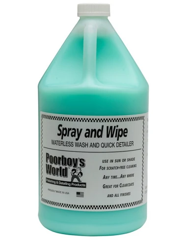 POORBOY`S WORLD Spray & Wipe Waterless Wash 3,8L